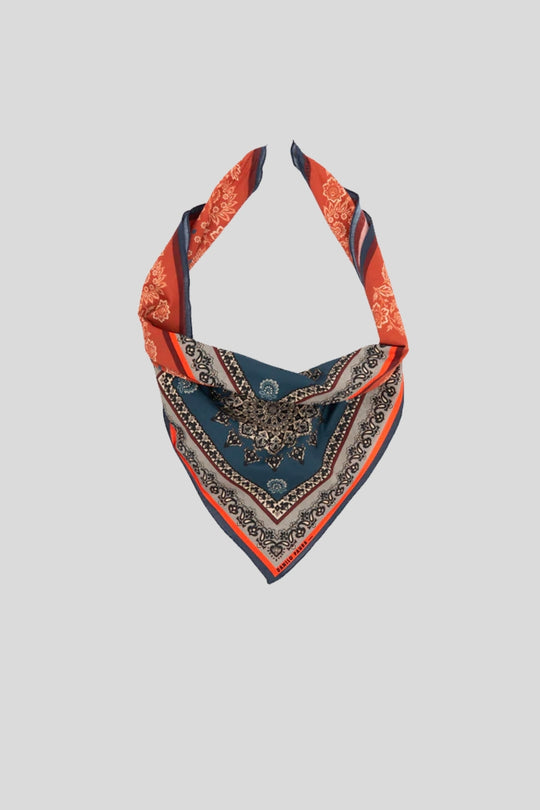 Kaos Bandana - Blue/Orange
