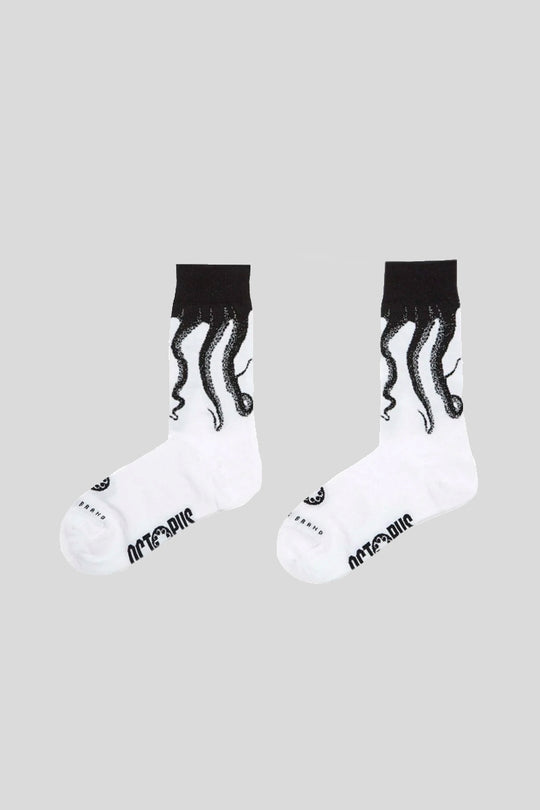 Octopus Socks Original - White Black