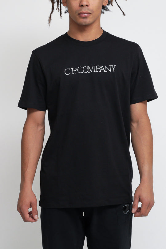 T-shirt Tonal Logo - Black