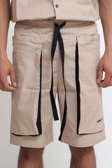 Bermuda shorts - Beige