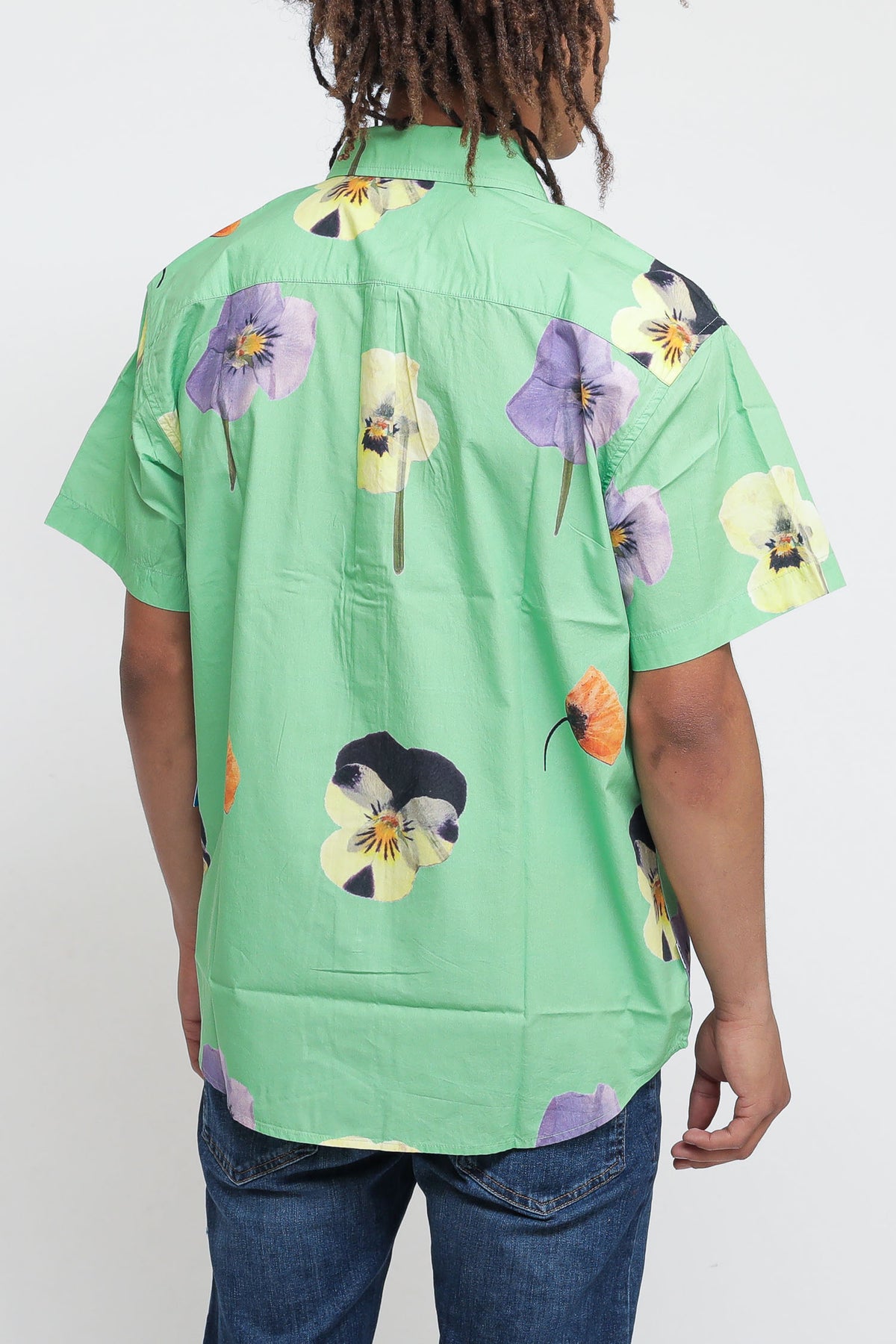 Redux Woven Shirt - Seaweed Green Multi — 4