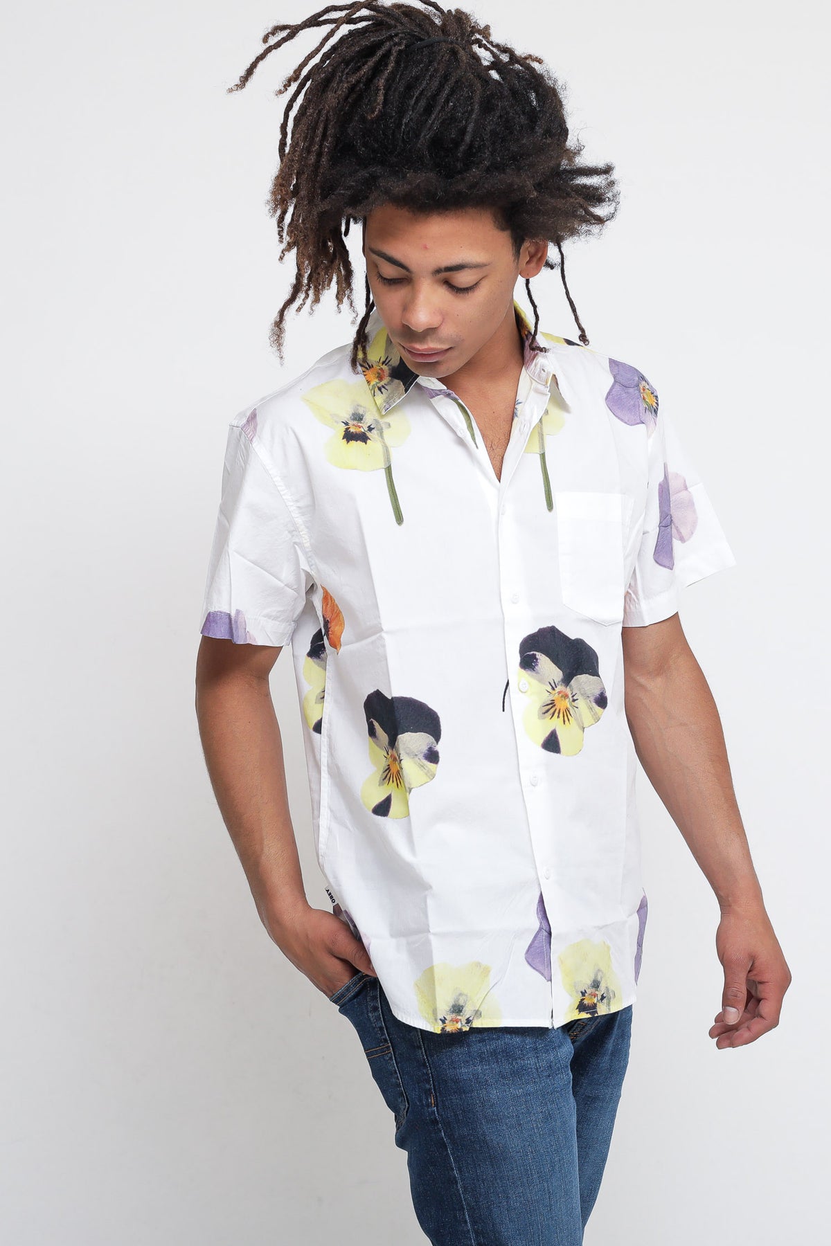 Redux Woven Shirt - White Multi — 1