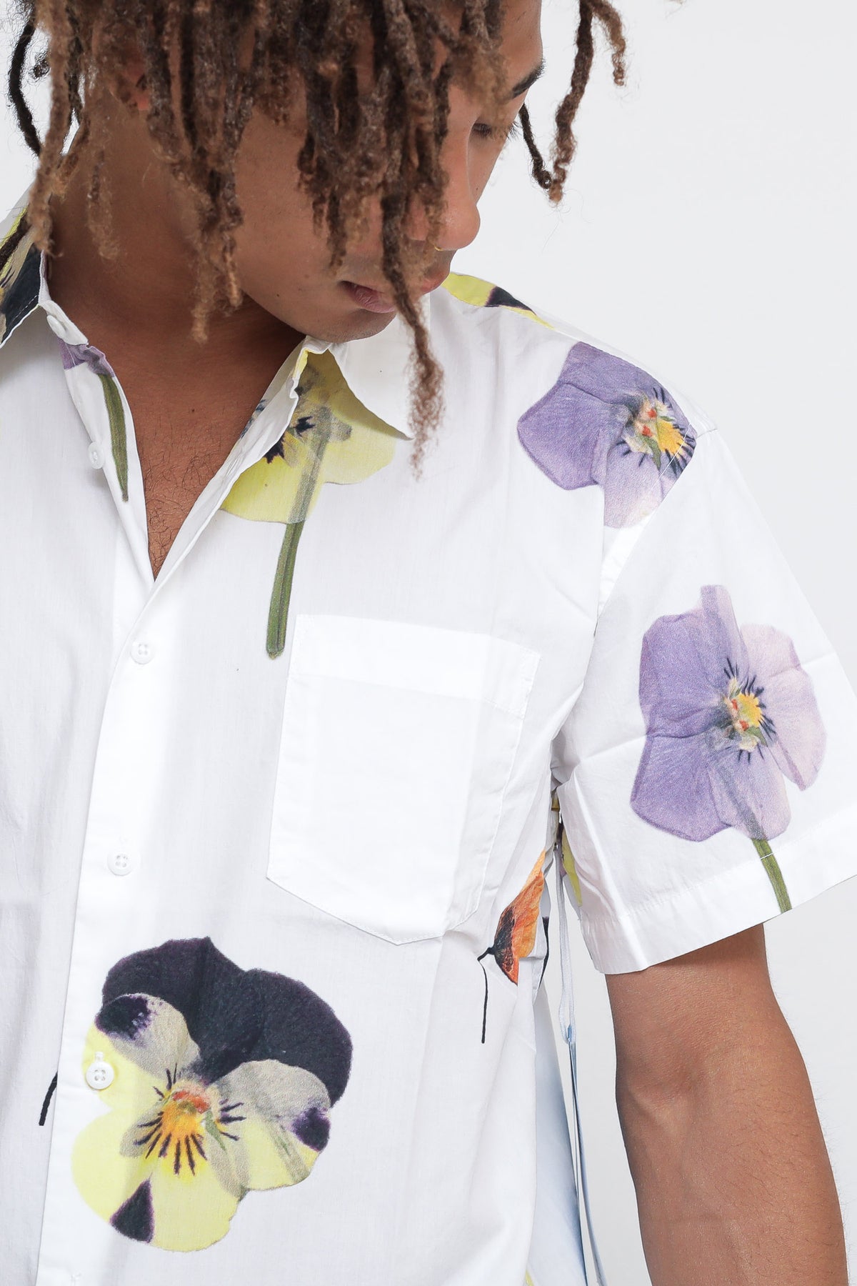 Redux Woven Shirt - White Multi — 2