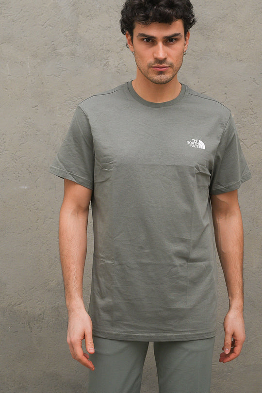 M S/s Simple Dome Tee - Eu Agave Green