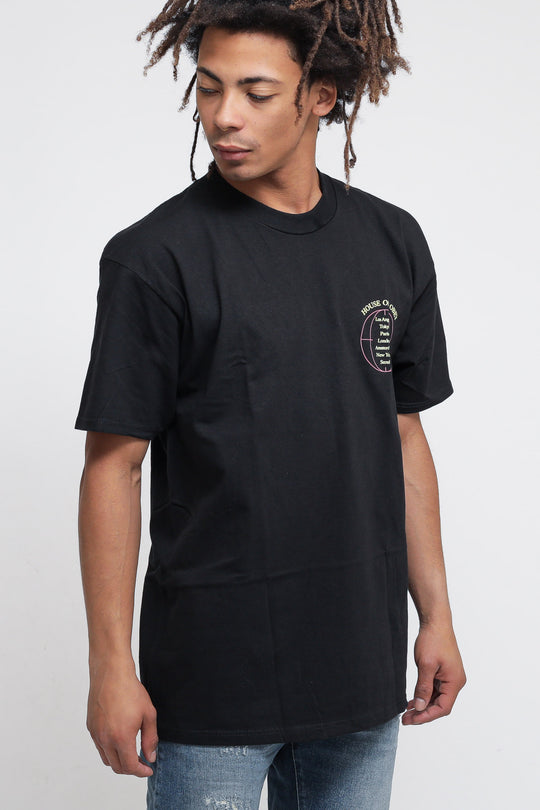 T-shirt Obey Global - Black