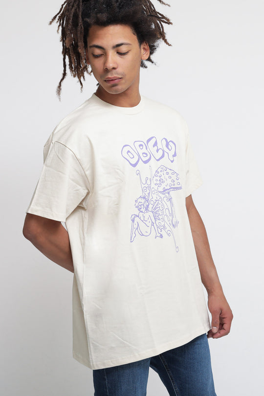 T-shirt Fairy & Mushroom - Cream
