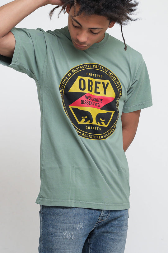 T-shirt Obey Creative Coalition - Pigment Wavelite
