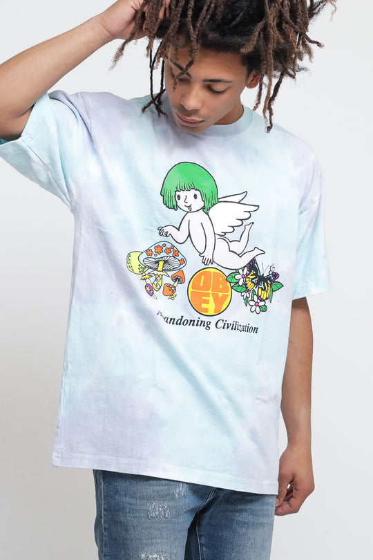 T-shirt Abandoning Civilization - Pure Water Blotch