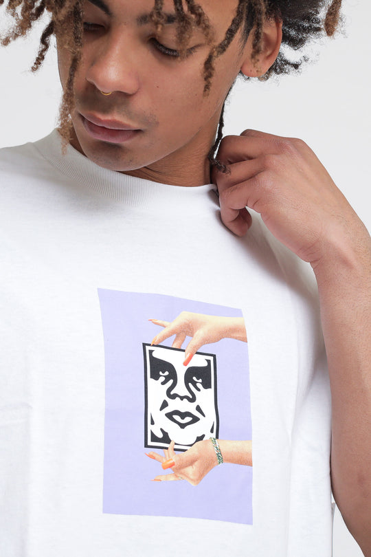 T-shirt Obey Chainy - White