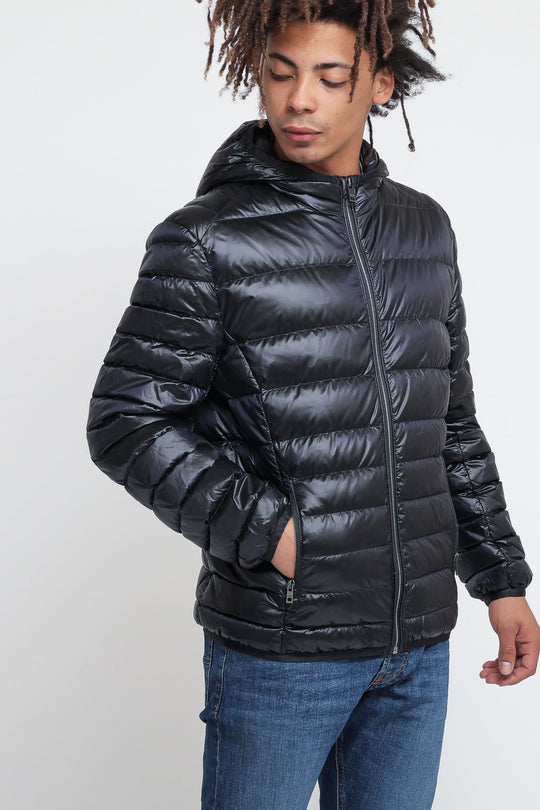 Giubbotto In Nylon - Dark Blue