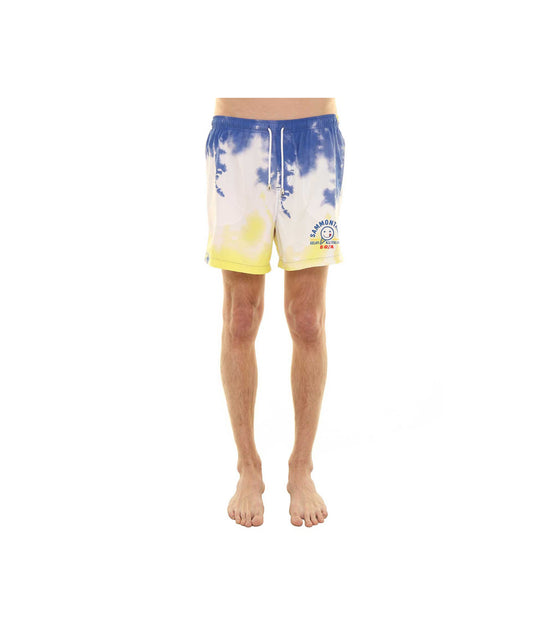Sammontana Shorts mare tie dye con logo