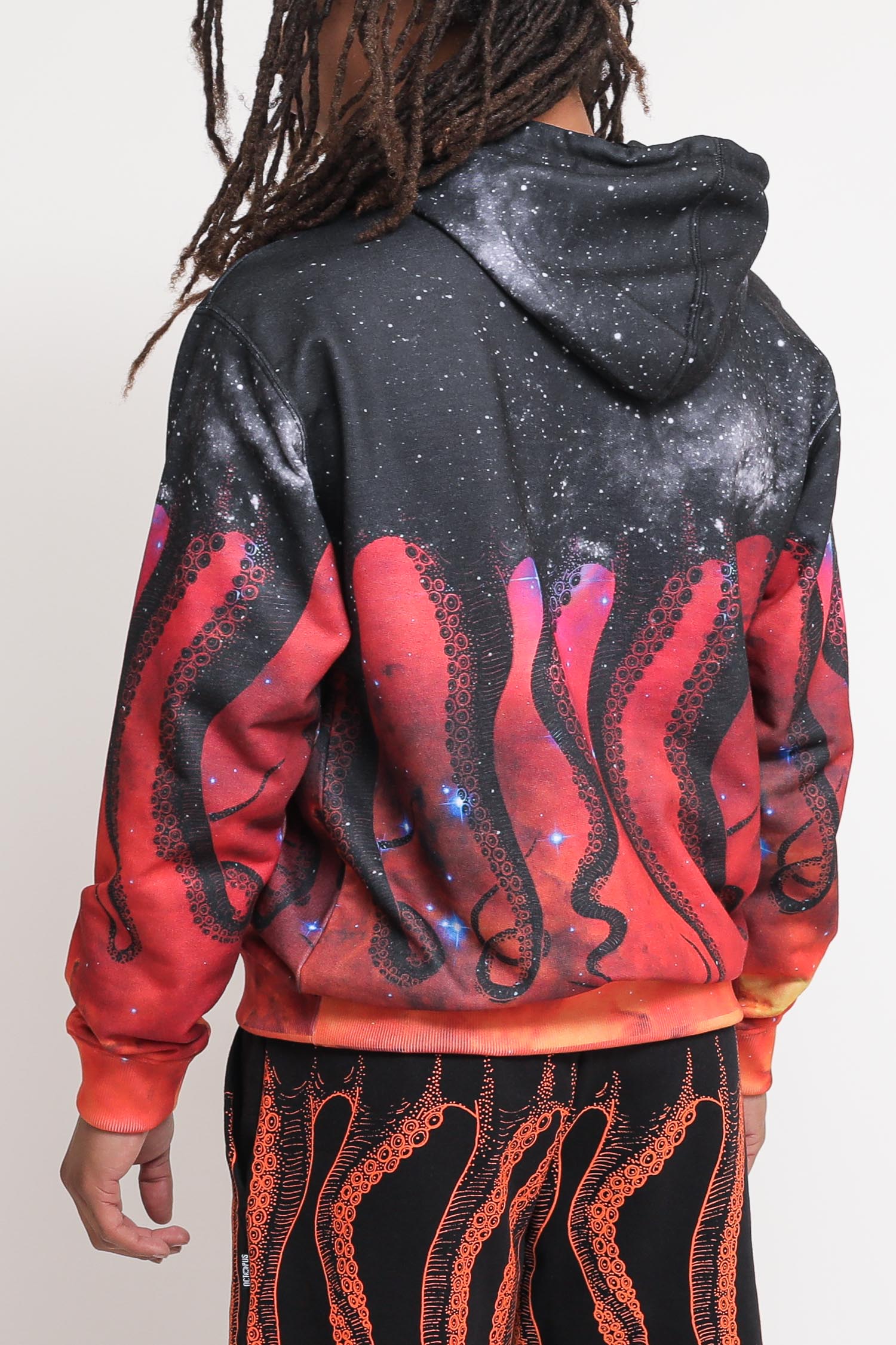 Octopus Galaxy Hoodie Black Nero Uomo » Chemise Imola