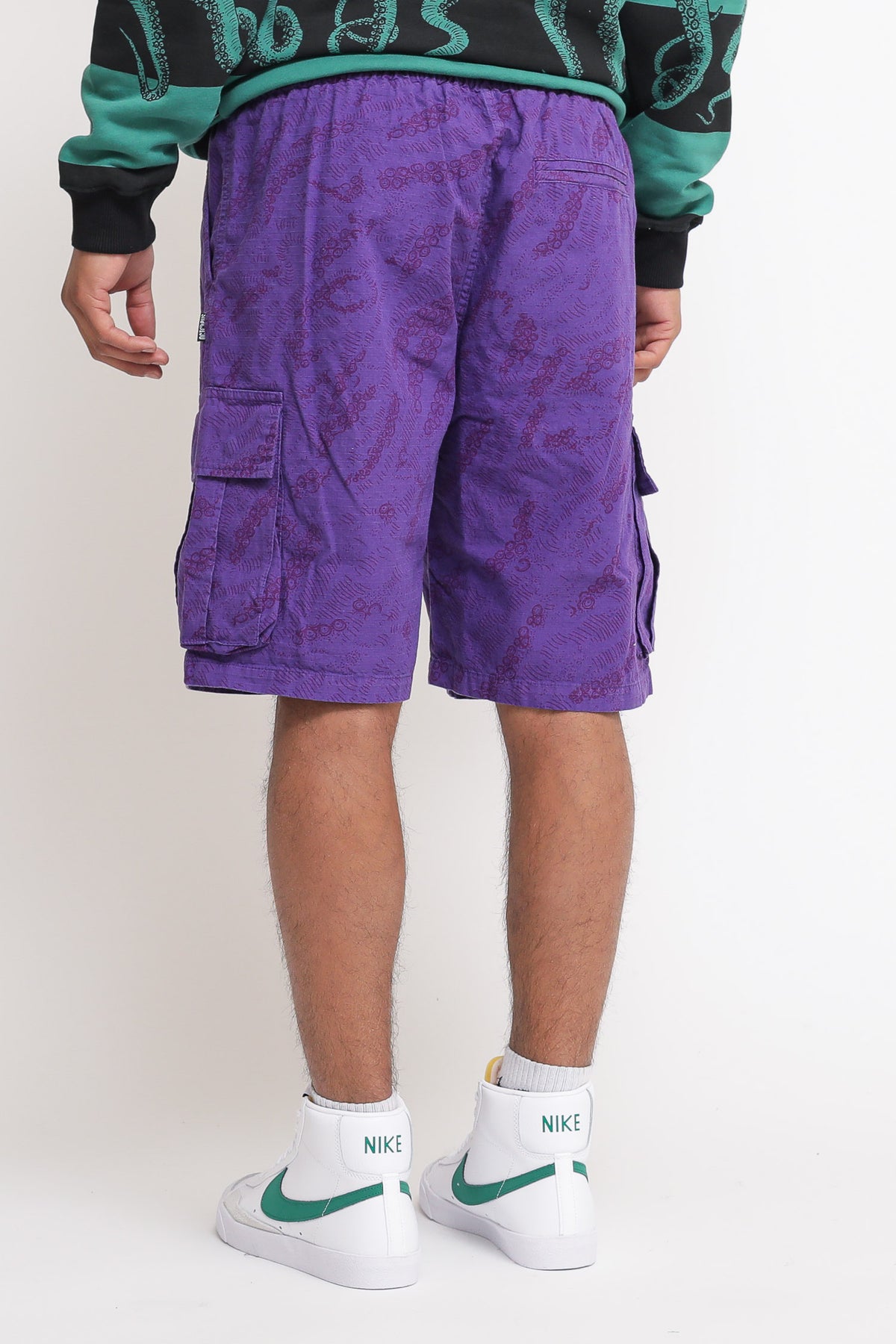 Deco Cargo Jogger Short - Purple — 3