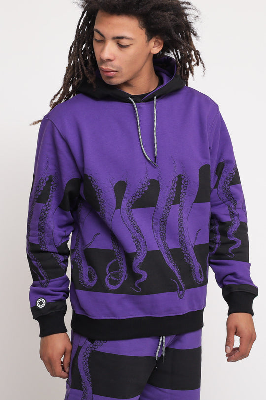 Octopus Fullback Hoodie - Purple