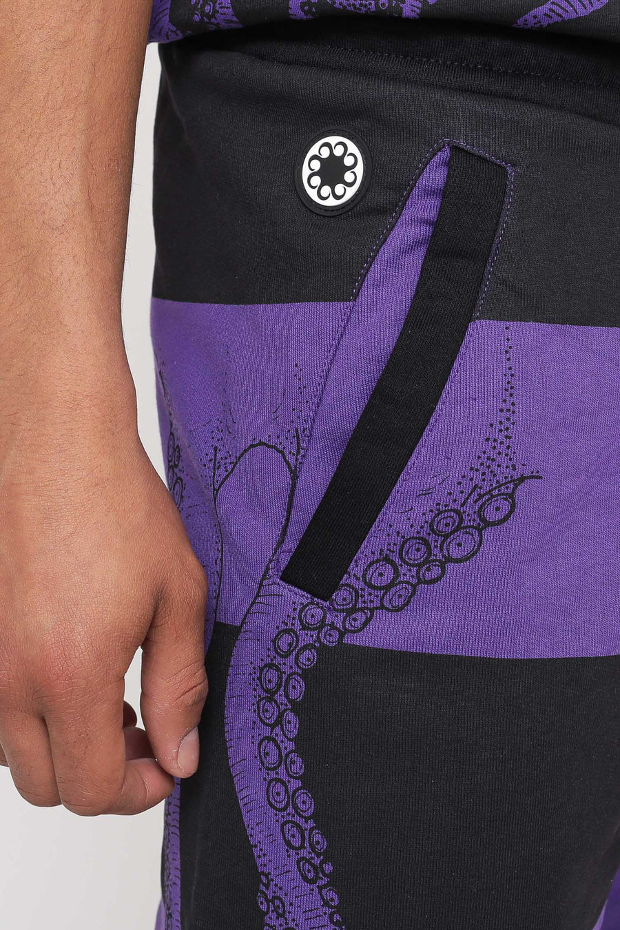 Octopus Fullback Shorts - Purple — 2