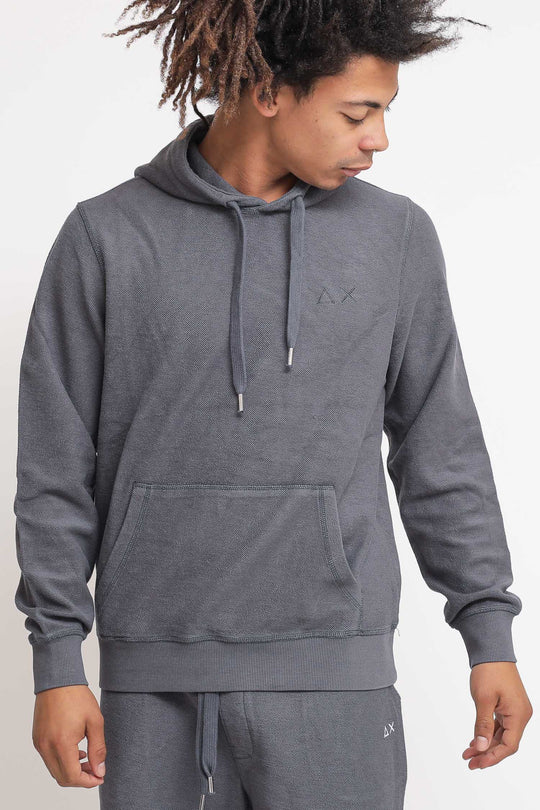 Hood Sponge Fleece - Inchiostro