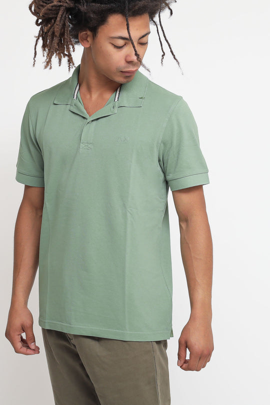 Polo Cold Dye Details - Militare