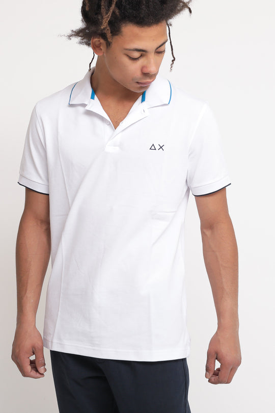Polo Small Strip On Collar - Bianco