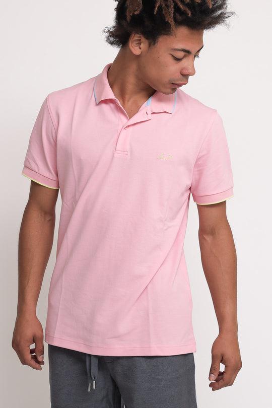 Polo Small Strip On Collar - Rosa