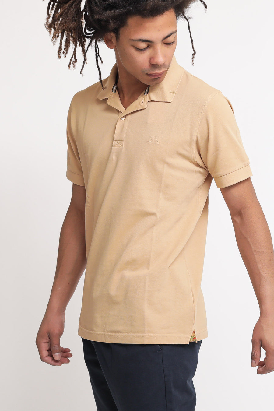 Polo Cold Dye Details - Sabbia