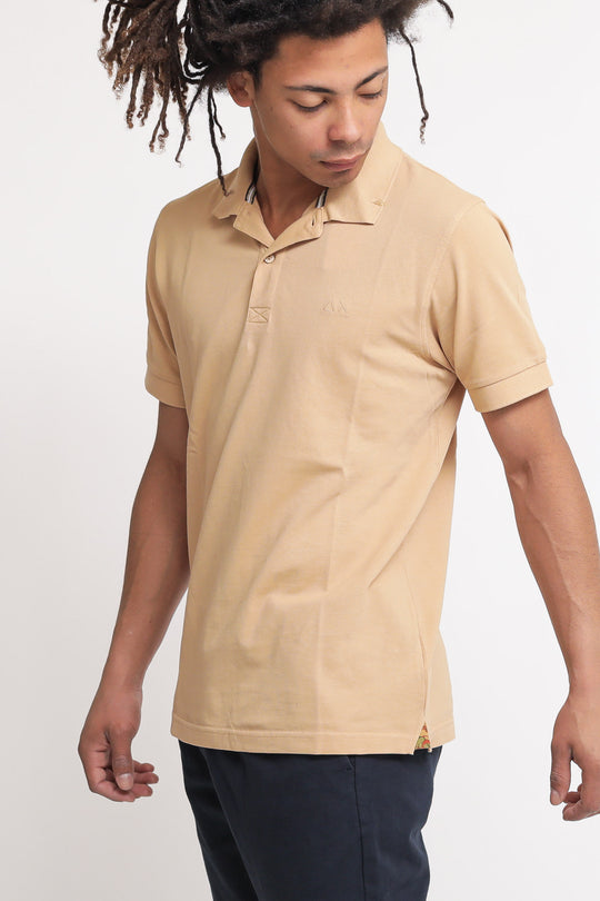 Polo Cold Dye Details - Sabbia