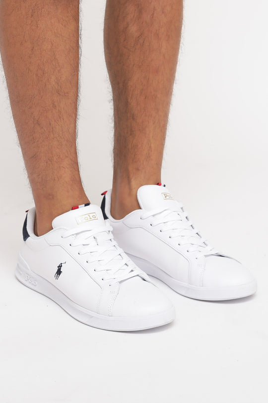 Sneaker Heritage Court II - Bianco/Blu Navy/Rosso