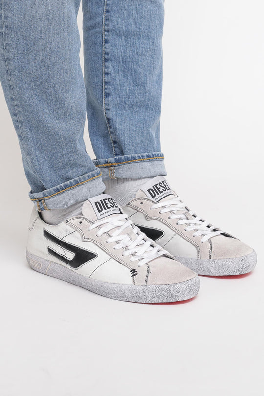 S-Leroji Low - White Black