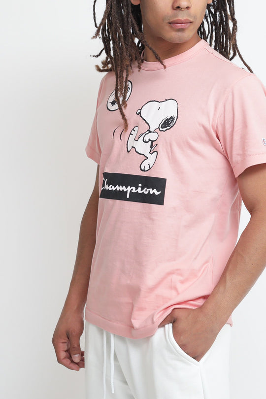 Crewneck T-shirt - Coral