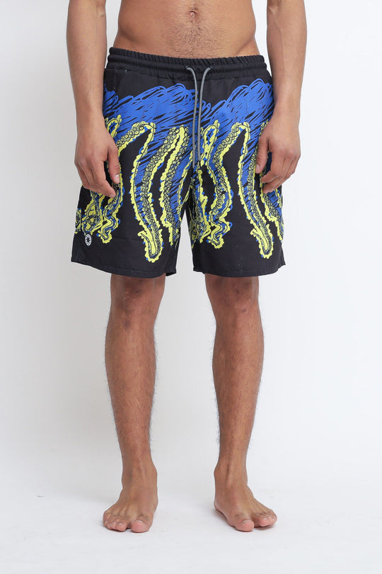 Octopus Draft Boardshort - Black