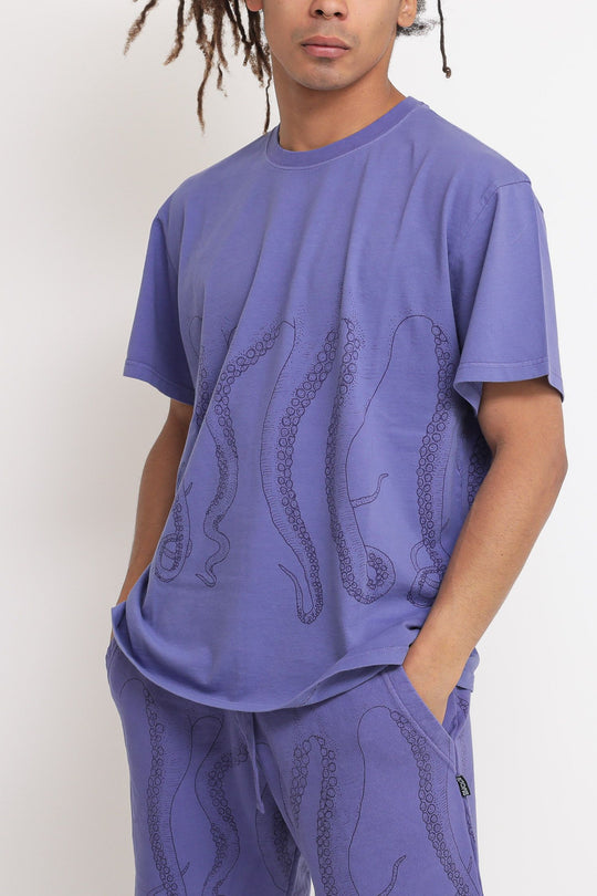 Octopus Dyed Tee - Ametista