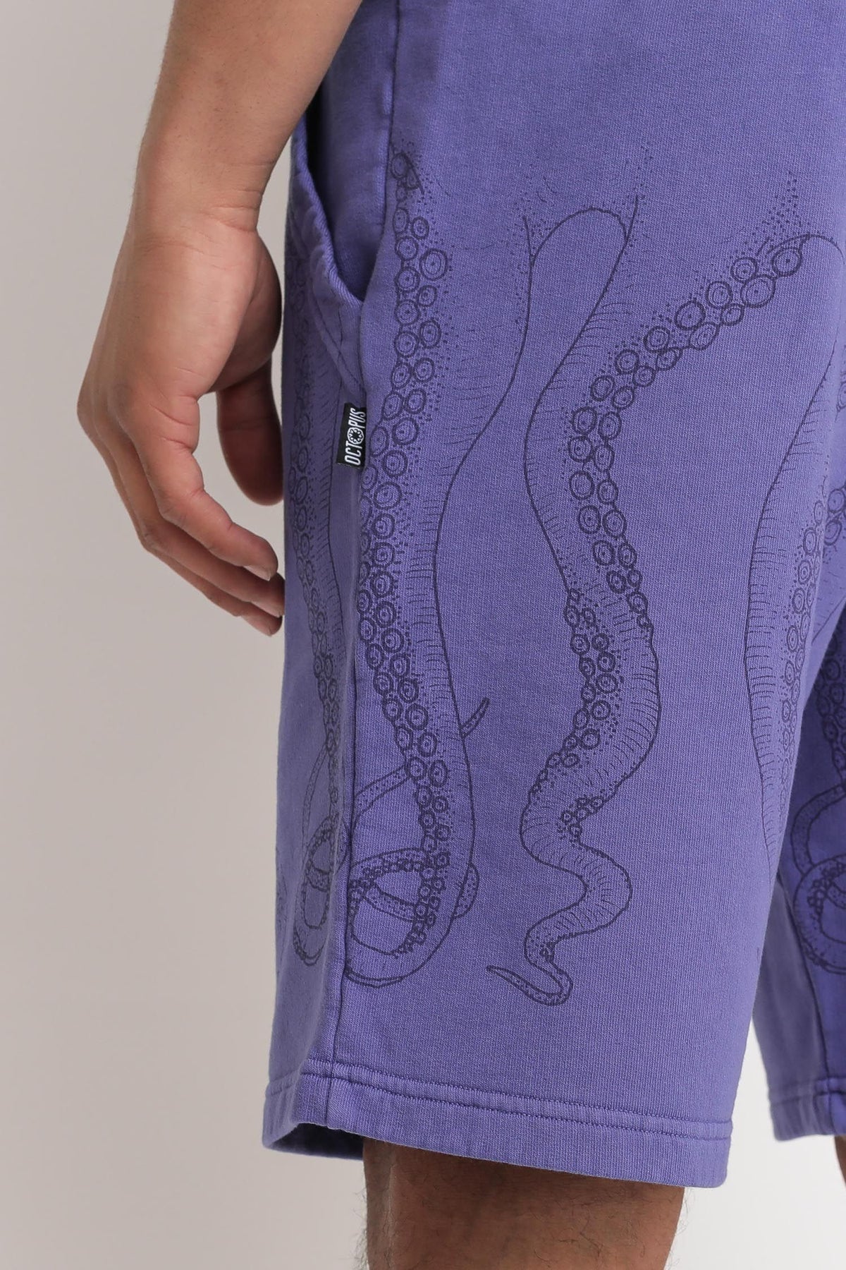Dyed sweatshorts - amethyst — 5