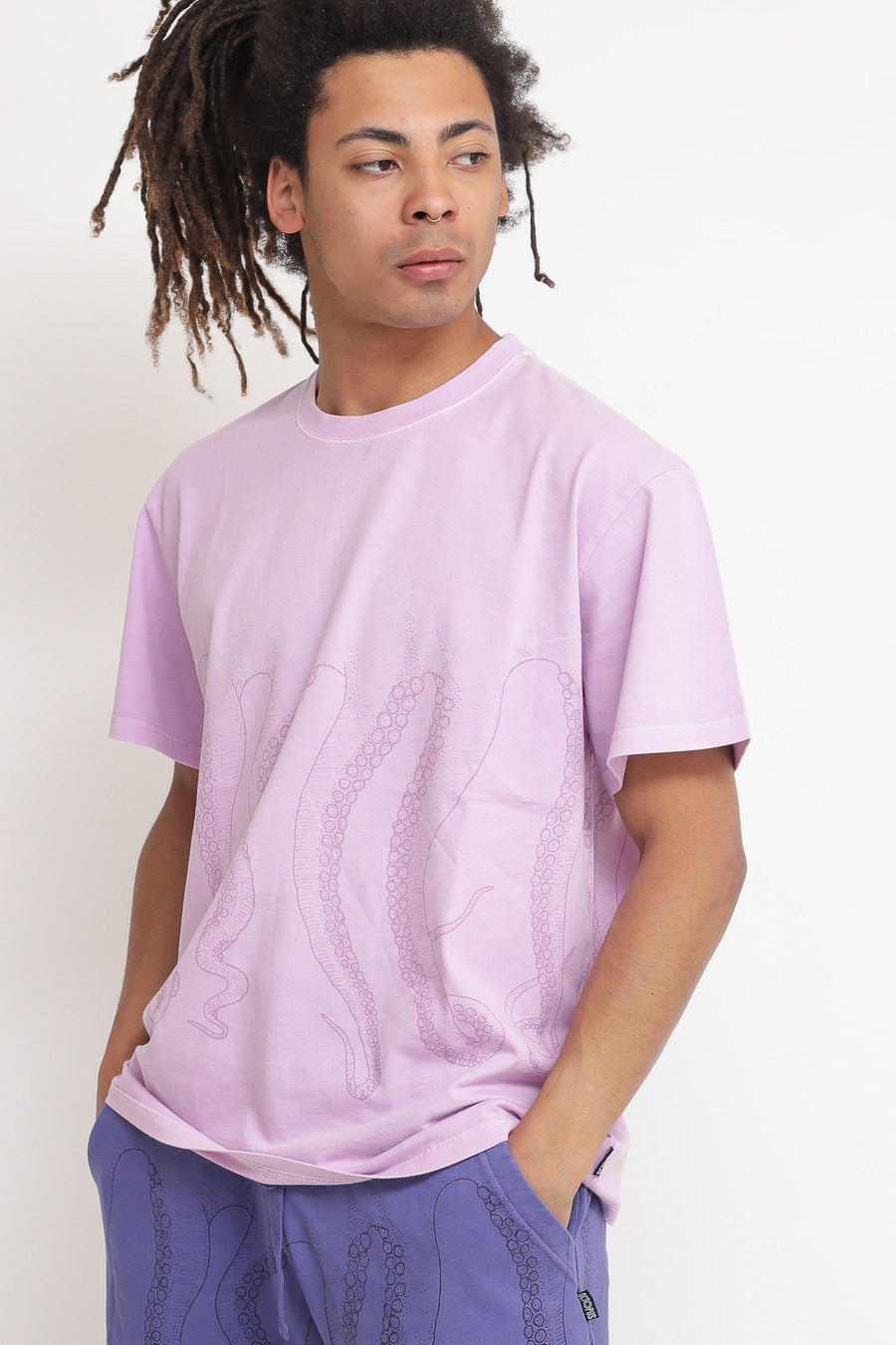Octopus Dyed Tee - Quartz