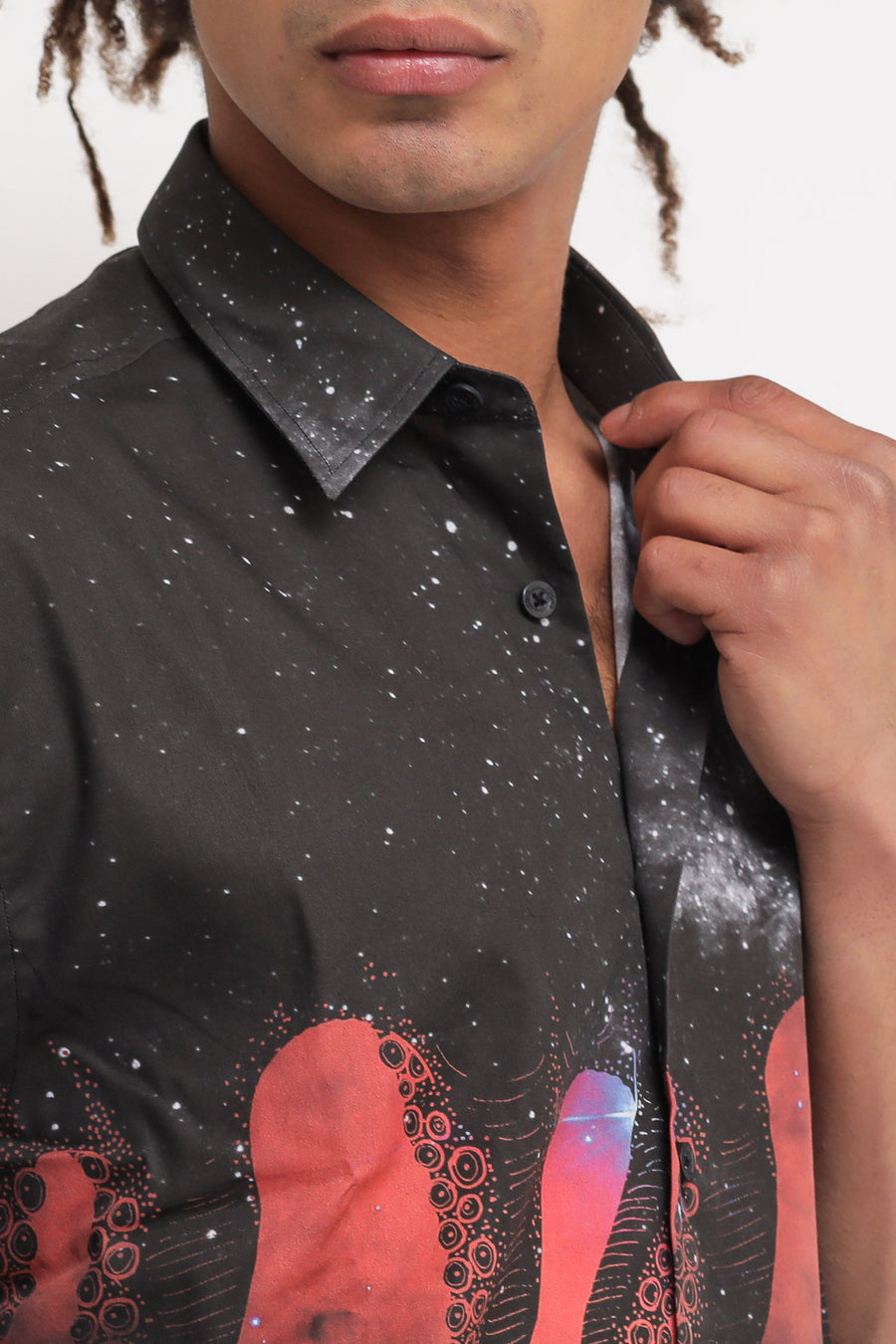 Octopus Galaxy Shirt - Black — 2