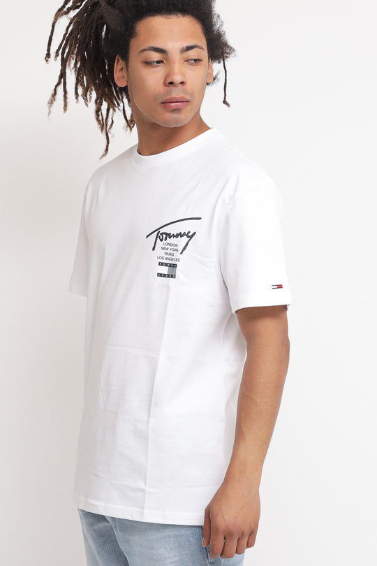 Tjm Modern Essentials Sig Tee - White