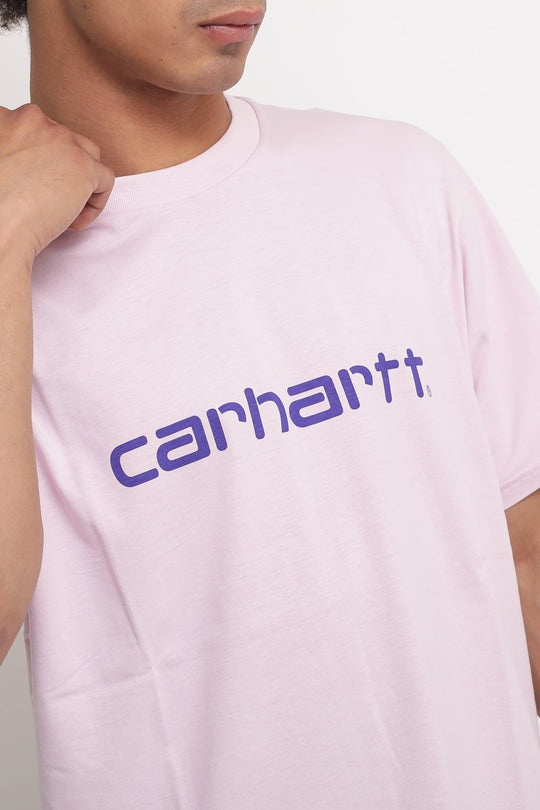 S/s Script T-shirt - Pale quartz Razzmic