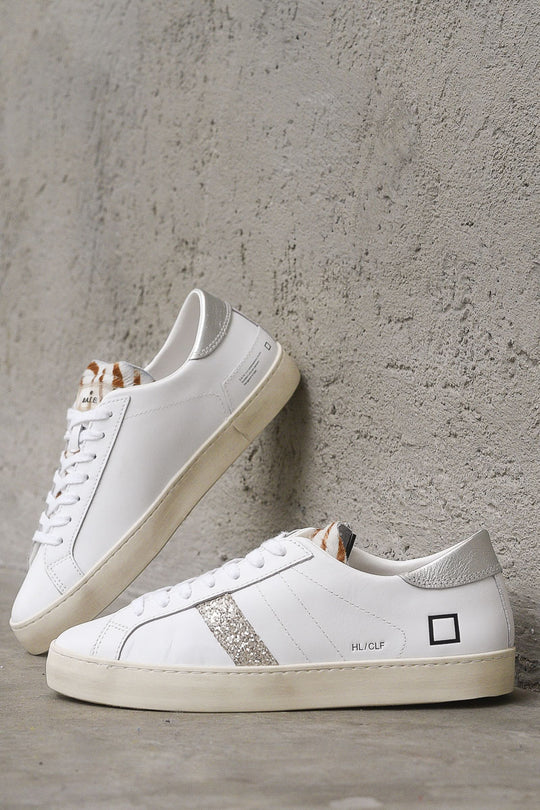 Hill Low Calf - White/SIlver