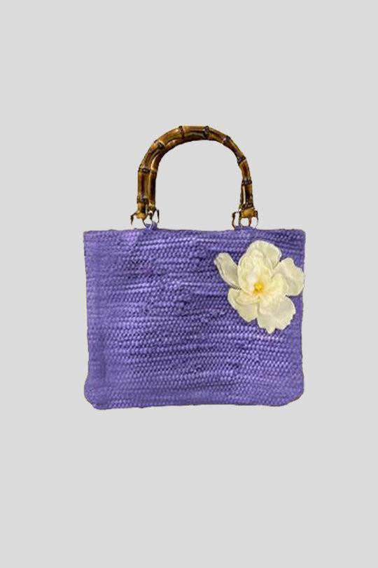 Tote Bag Mini Con Manico Bamboo - Lavanda