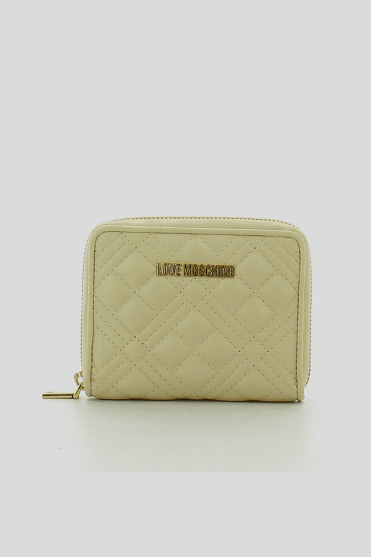Portafoglio Quilted Pu - Avorio