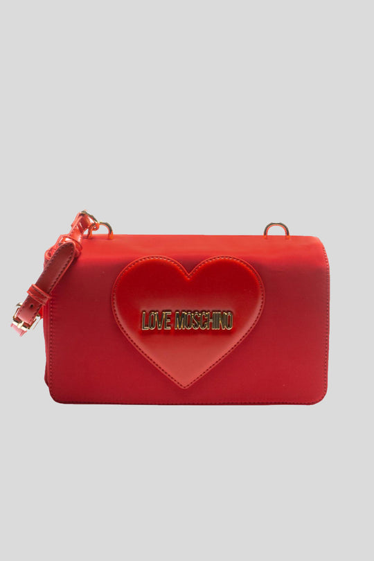 Borsa Nylon + Pu - Rosso