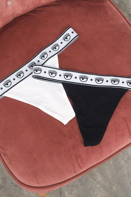 Bi-Pack Thong - Nero/Bianco