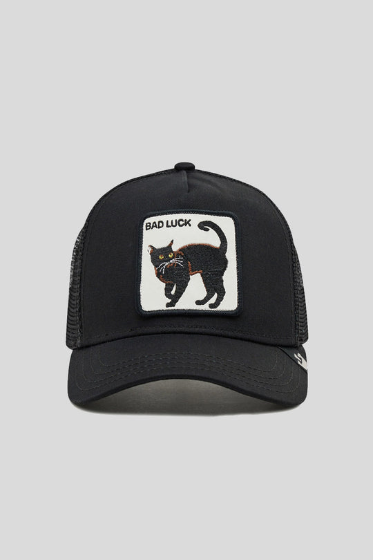 Bad Luck Cat Cap - Black