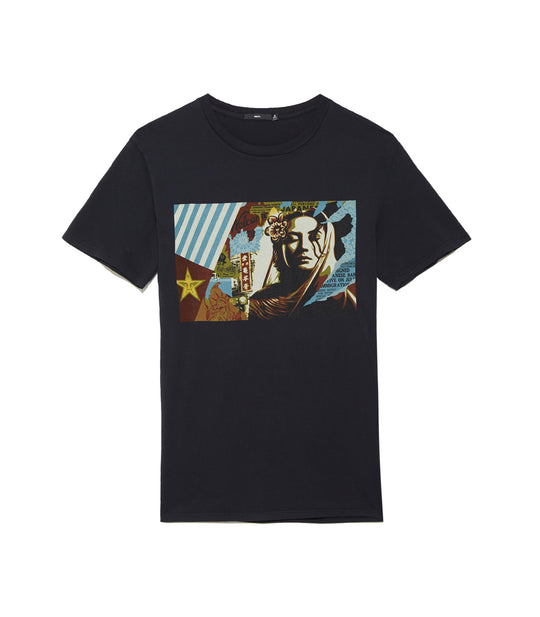 Welcome visitor superior tee - off black