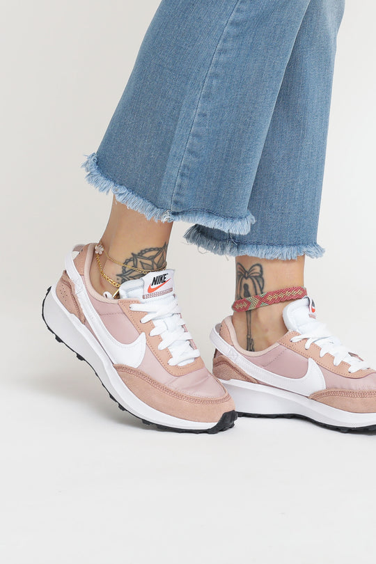 WMNS Nike Waffle Debut - Pink Oxford/White-Rose