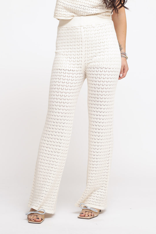 Pantalone Traforato - Burro