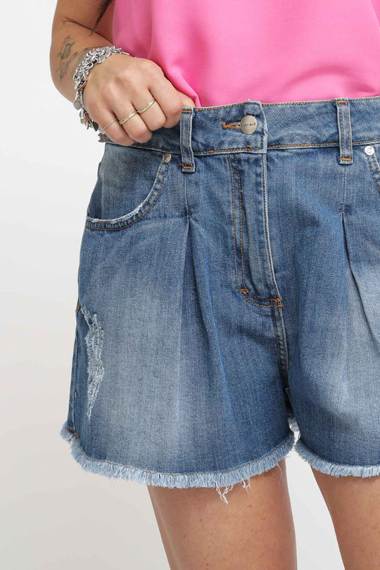 Short Pieghe - Jeans