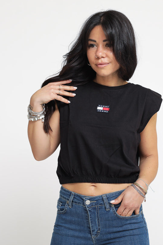 TJW Crop - Black