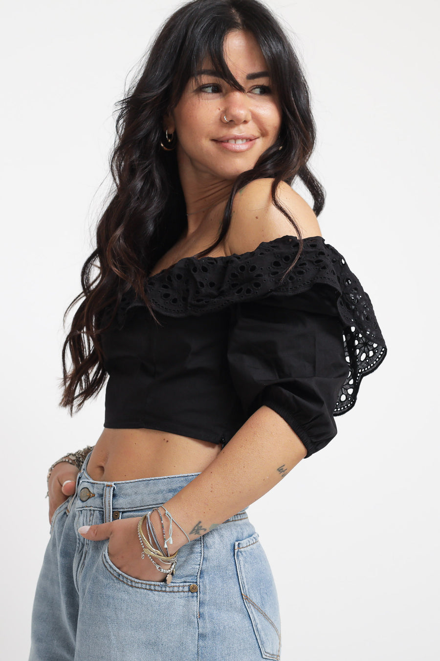 Top da donna - Nero