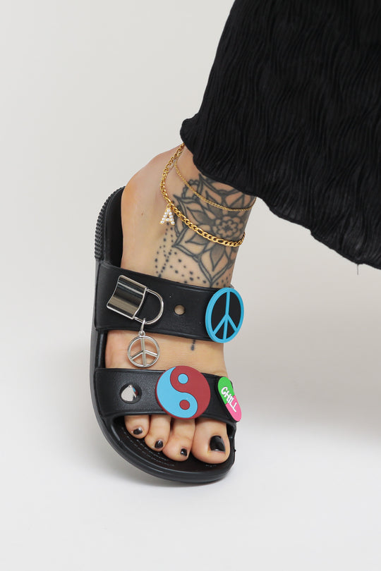 Classic Positive Energy Sandals - Black