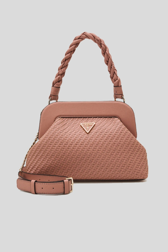 Hassie Frame Crossbody - Rosewood