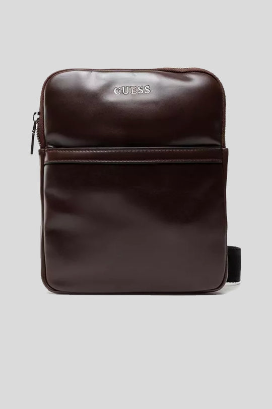 Scala Crossbody Flat - Dark Brown